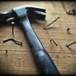 hammer and bent nails