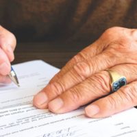 signing paperwork signing paperwork